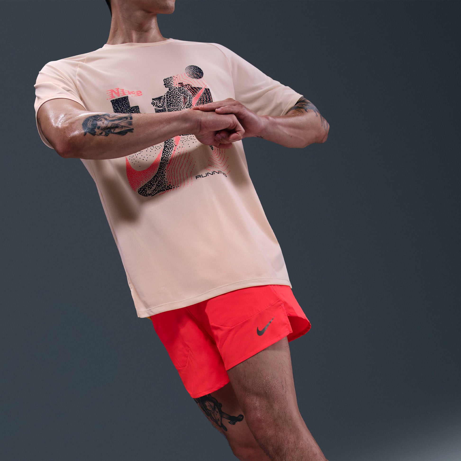 Nike Dri-FIT Stride 5" Hidden Lined Running Shorts 'Bright Crimson' DM4756-635