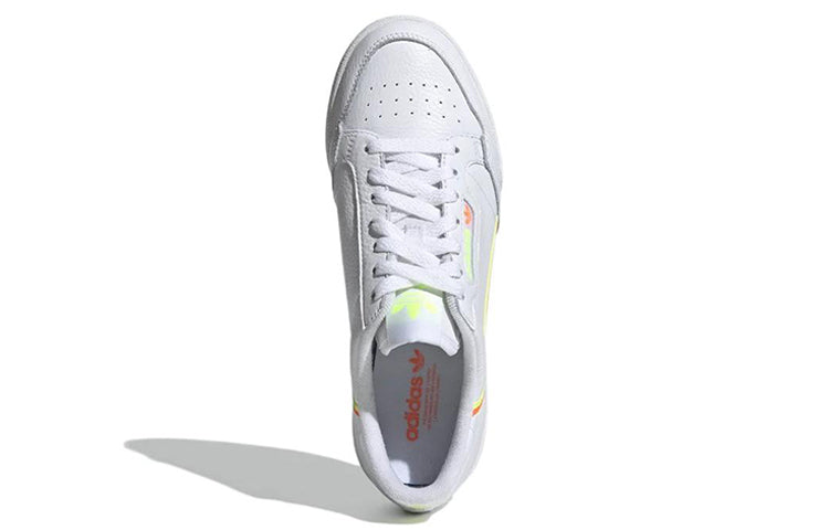 (WMNS) adidas Continental 80 'White Yellow Orange' EE4016