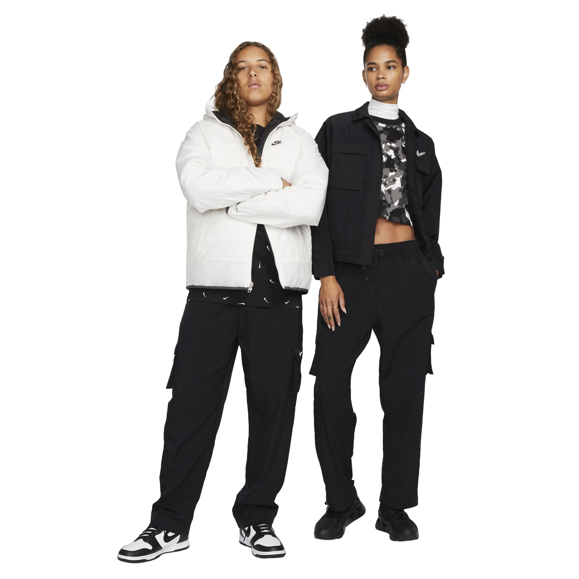 (WMNS) Nike Sportswear Essential Cargo Pants 'Black' DO7210-010