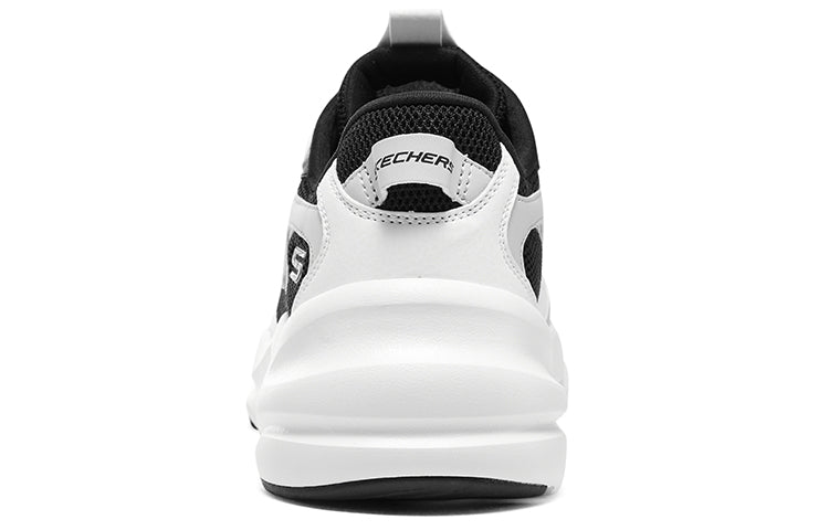 (WMNS) Skechers Bobs Bamina Shoes 'White Black Grey' 117366-WBK