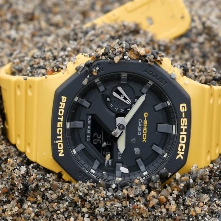CASIO G-Shock Analog-Digital 'Yellow' GA-2110SU-9A