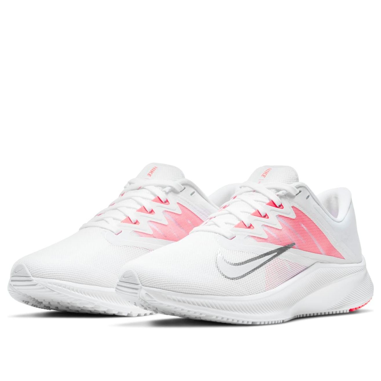 (WMNS) Nike Quest 3 'White Bright Crimson' CD0232-105