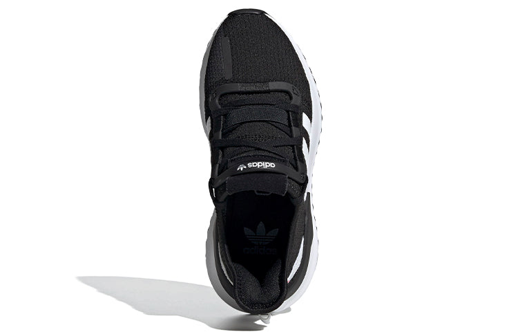 (GS) adidas U_Path Run J 'Black White' G28108