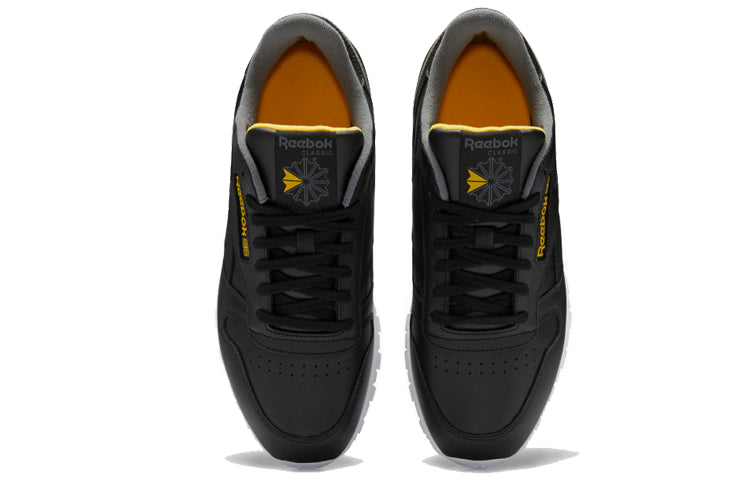 Reebok Classic Leather Black Gold 'Black Yellow' FW7784