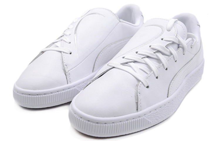 (WMNS) PUMA Basket Crush Emboss 'White' 369595-01