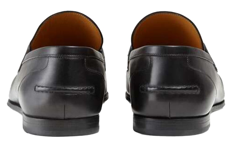Gucci Jordaan Leather Loafers 'Black' 406994-BLM00-1000