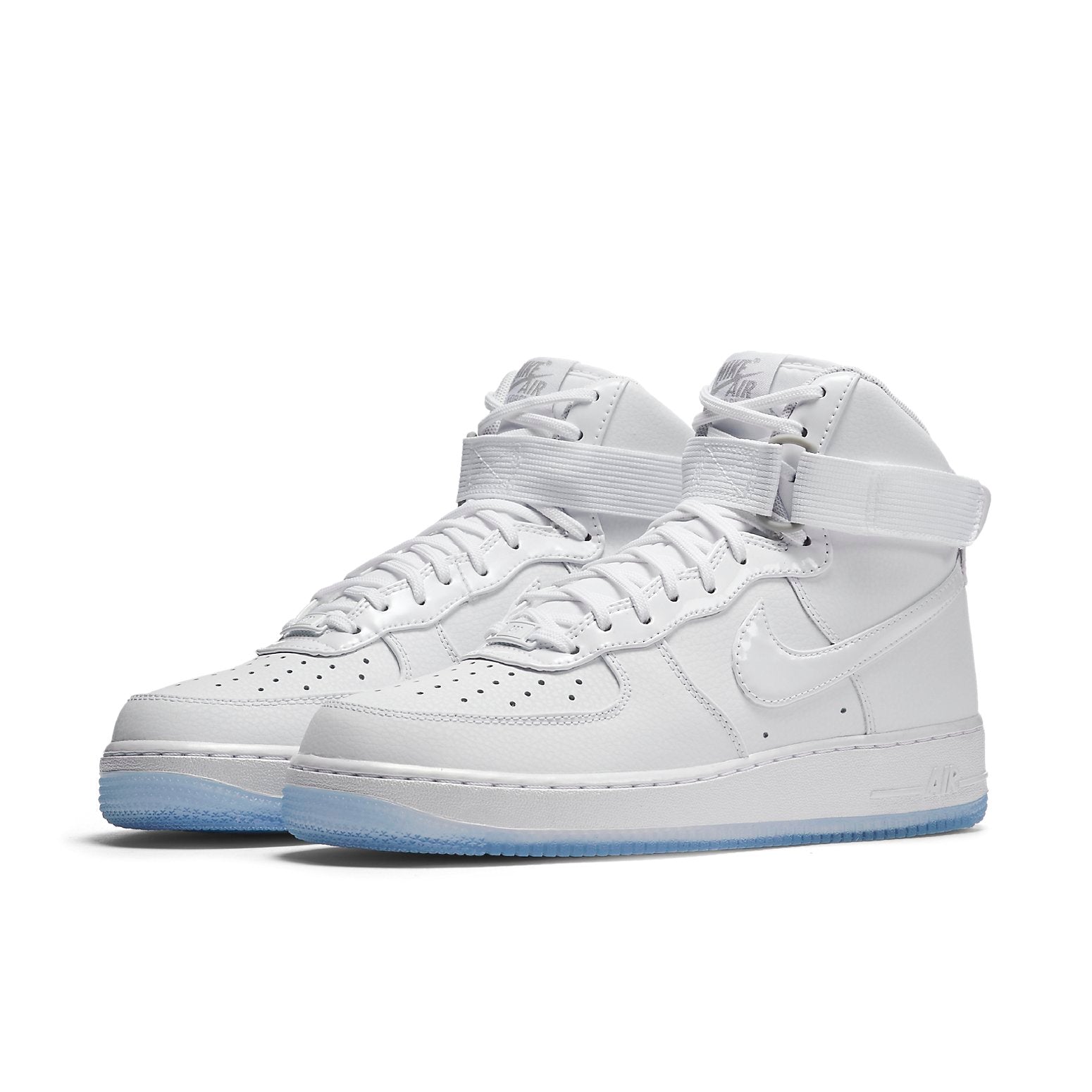 (WMNS) Nike Air Force 1 High Premium 'White Ice Blue' 654440-105