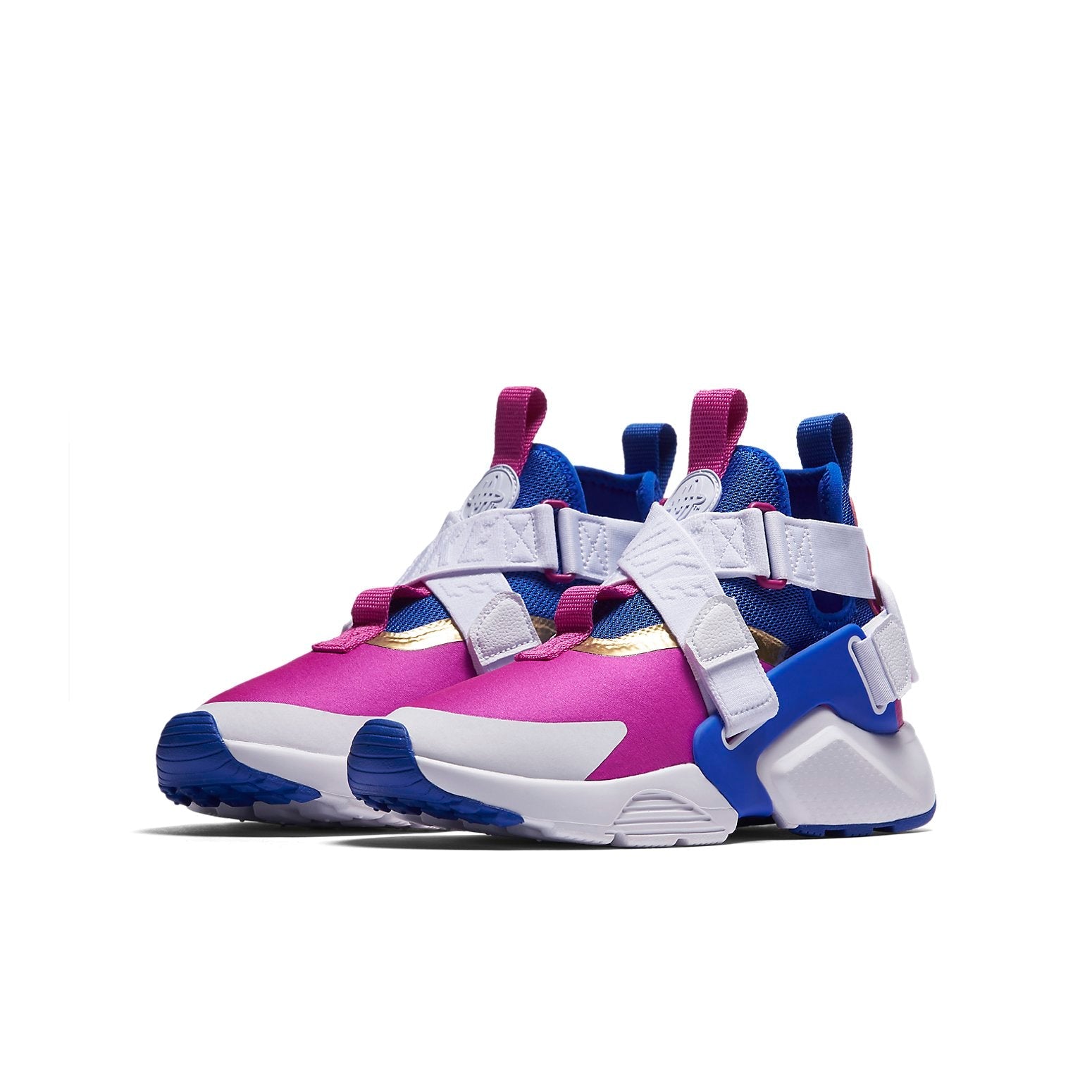 (GS) Nike Huarache City Mid-Top White/Blue/Pink AJ6662-401