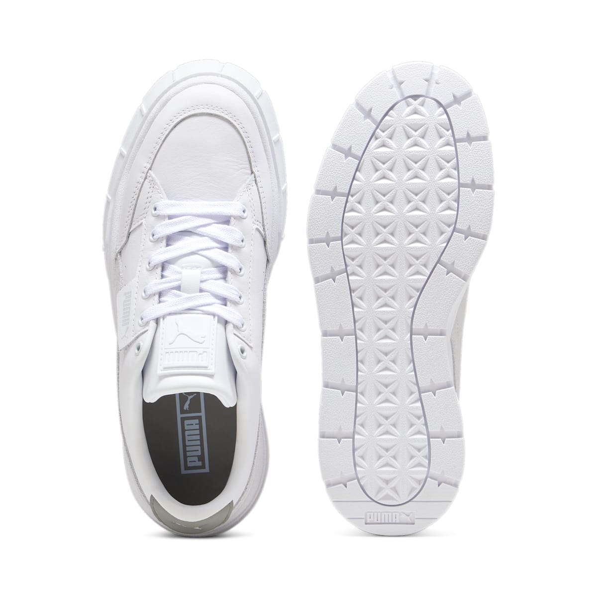 (WMNS) PUMA Mayze Stack 'White Stormy Slate' 384363-18