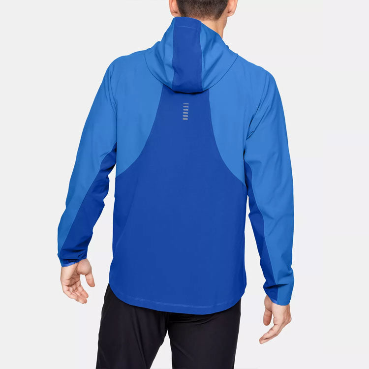 Men's Under Armour Qualifier Running Sports Jacket Blue 1350173-464