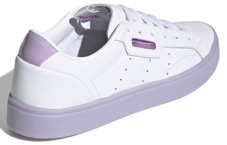 (WMNS) adidas Sleek 'White Bliss Purple' FW3461