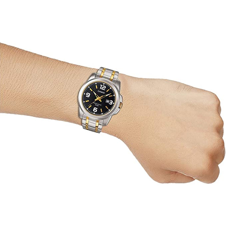 CASIO Analog 'Silver Gold' LTP-1314SG-1AV