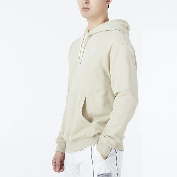 PUMA Ess Logo Hoodie 'Beige' 849585-64