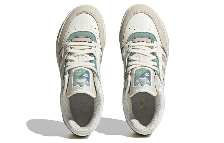 (WMNS) adidas originals Drop Step Low 'White Green Purple' IE1834