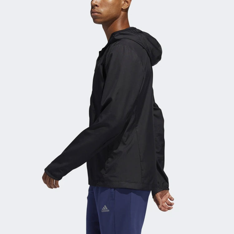 adidas OWN THE RUN JKT Running Sports Jacket Coat Male Black FL6964