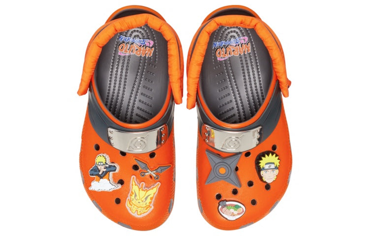(GS) Crocs x Naruto Classic Clogs 'Orange Black' 209460-014