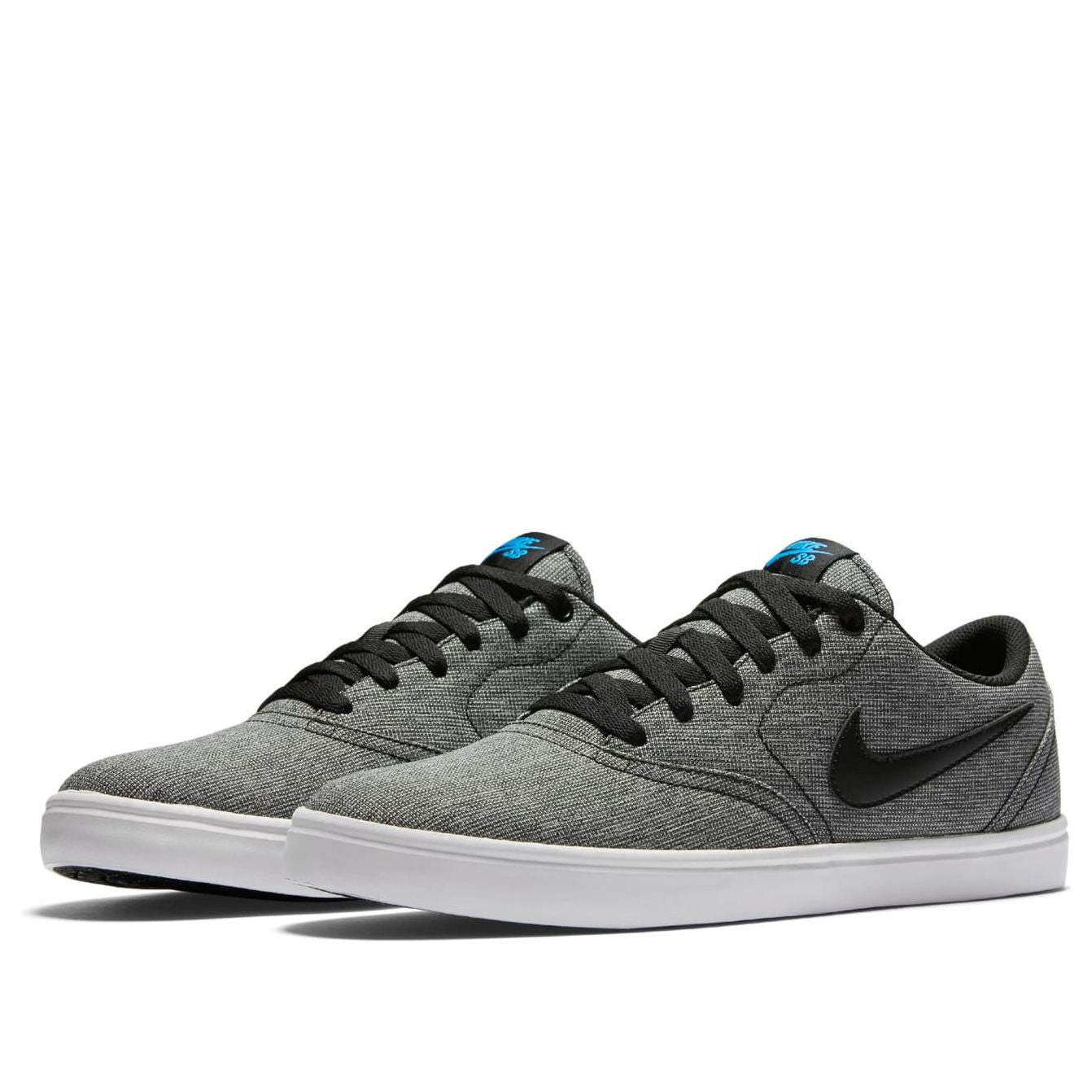Nike Check Solarsoft Canvas SB 'Black White' 843896-004
