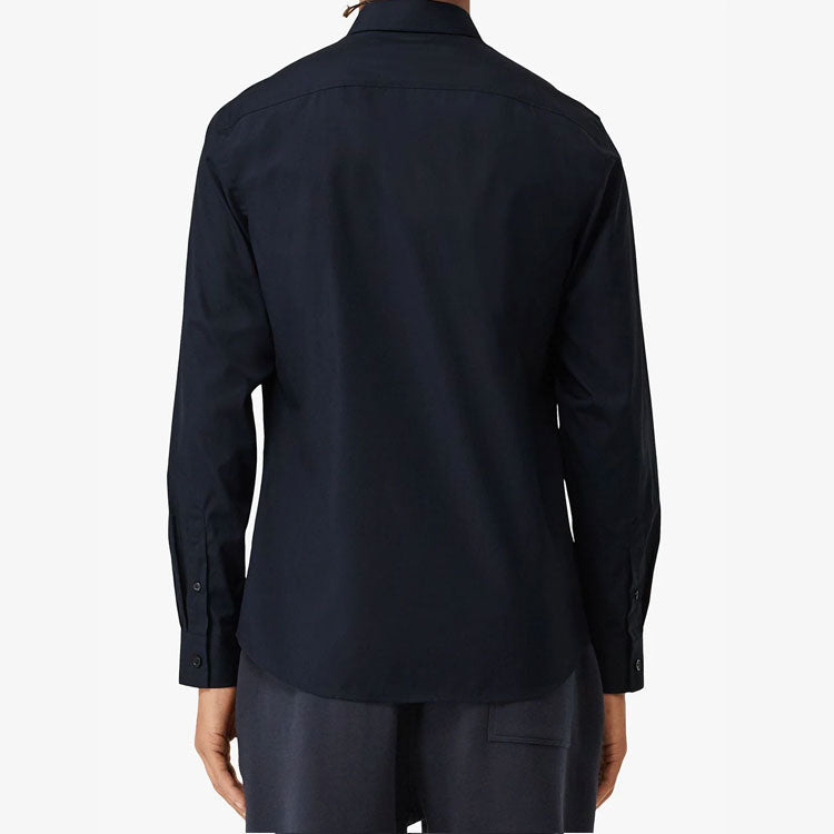 Burberry SS21 TB Long Sleeve Shirt Men's Blue 80234621