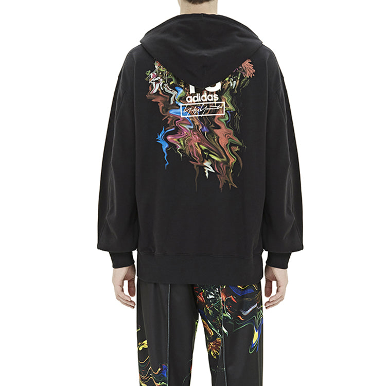 Men's Y-3 Casual Back Logo Printing Loose Black FJ0436