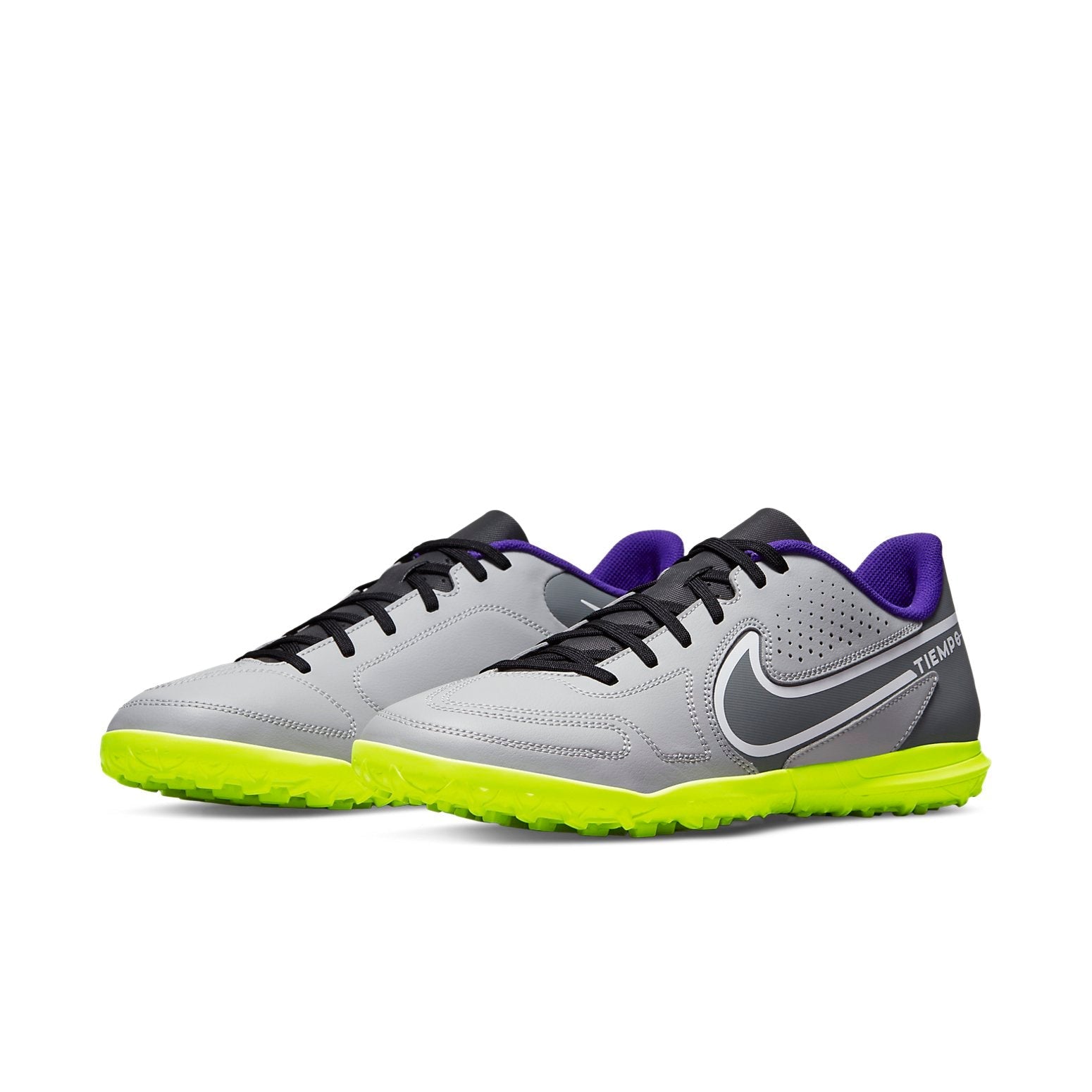 Nike Tiempo Legend 9 Club TF 'Light Smoke Grey Volt' DA1193-017
