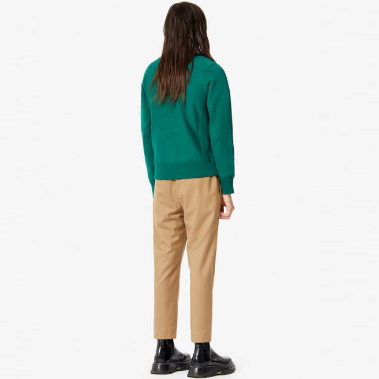 KENZO Love Large Eye Embroidered Pattern Sweatshirt 'Green' F965SW3124X4-53