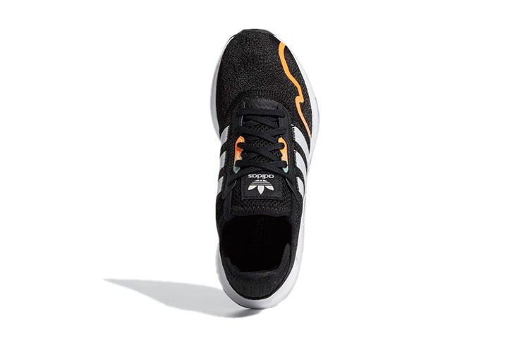 (GS) adidas Swift Run X 'Black Fluorescent Pop' G55540