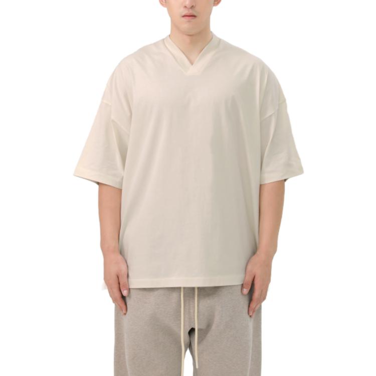 Fear of God Essentials V-Neck 'Silver Cloud' 125BT234112F
