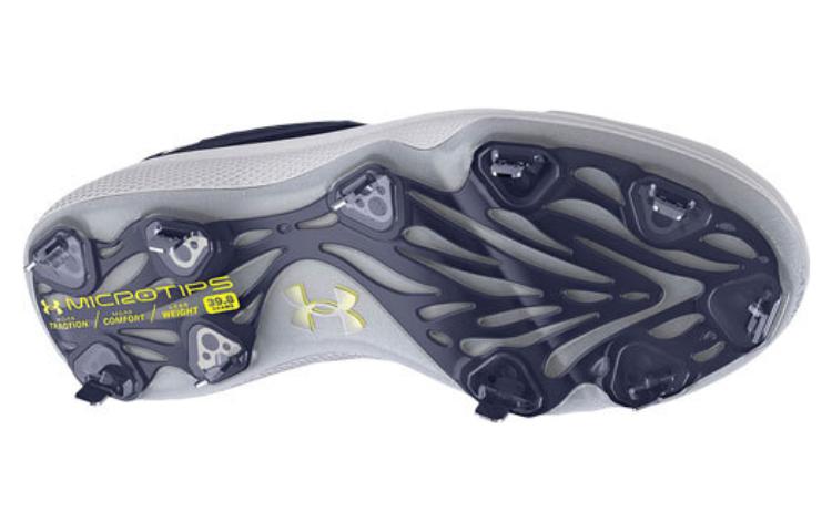 Under Armour Yard Low MT Baseball Cleats 'White Black' 3025592-401