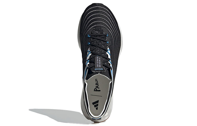 (WMNS) adidas Parley x Adizero 'Black Grey Pulse Blue' HQ6598