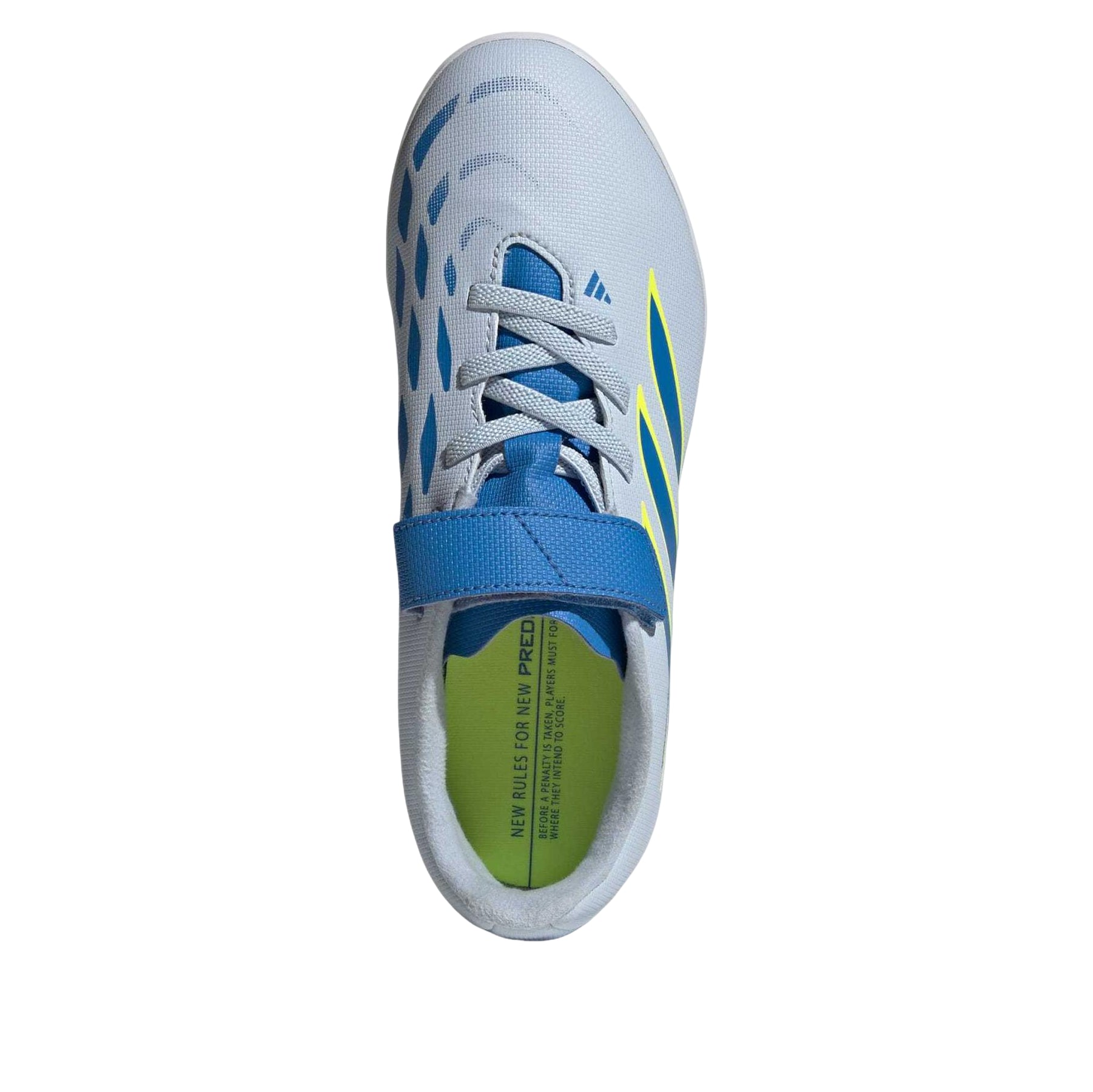 (GS) adidas Predator Club Turf 'Crystal Sky Ray Blue Team Solar Yellow 2' JS0368