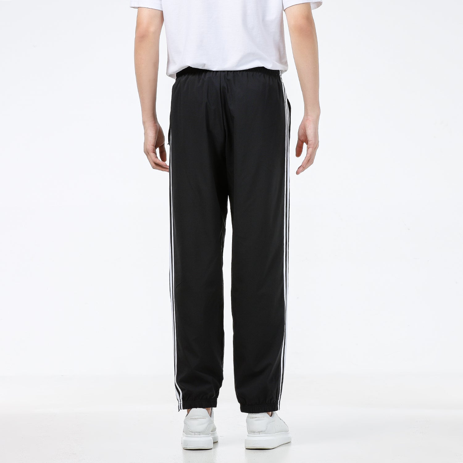 adidas Running Training Breathable Sweatpants Men's Black GK8989