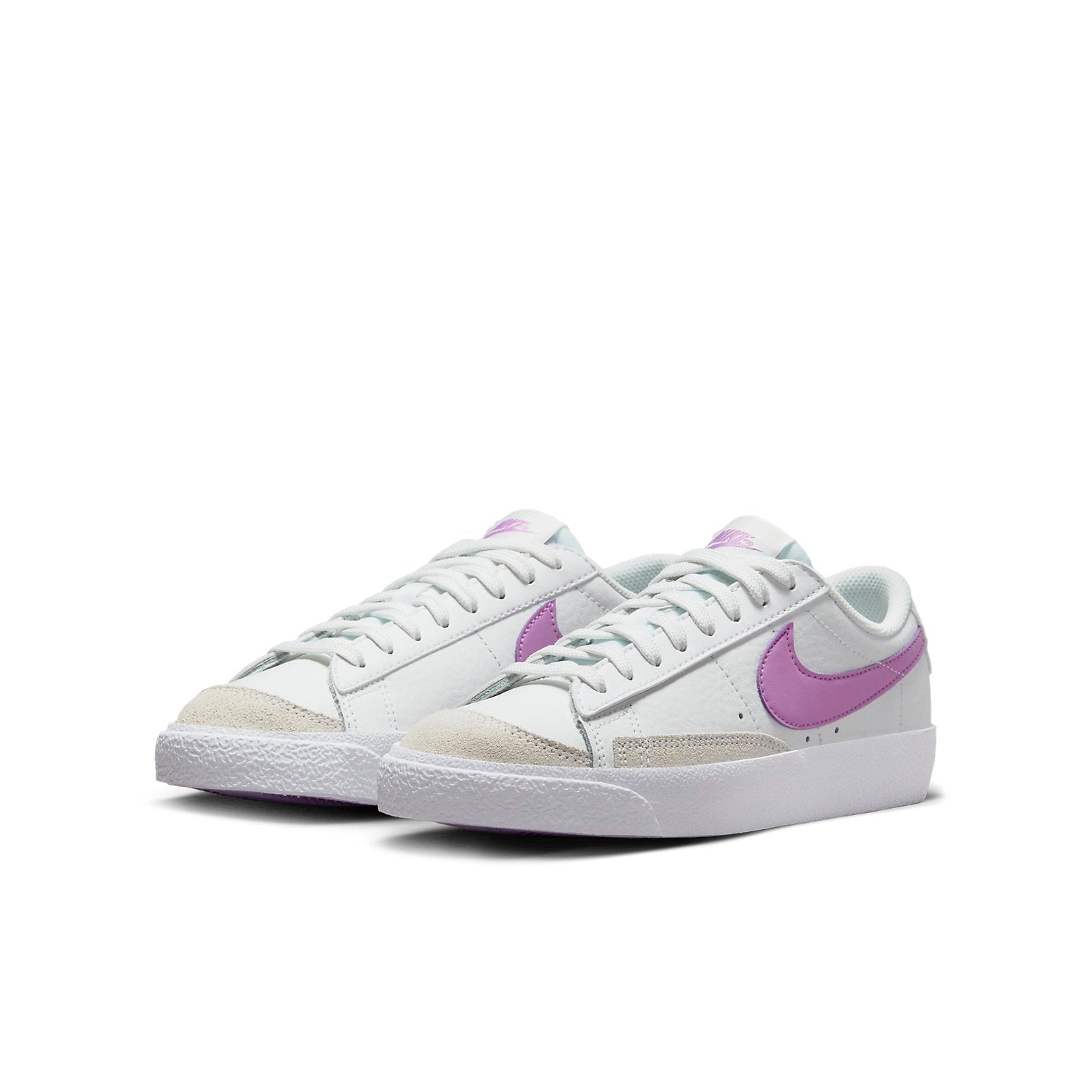 (GS) Nike Blazer Low '77 'White Rush Fuchsia' DA4074-119