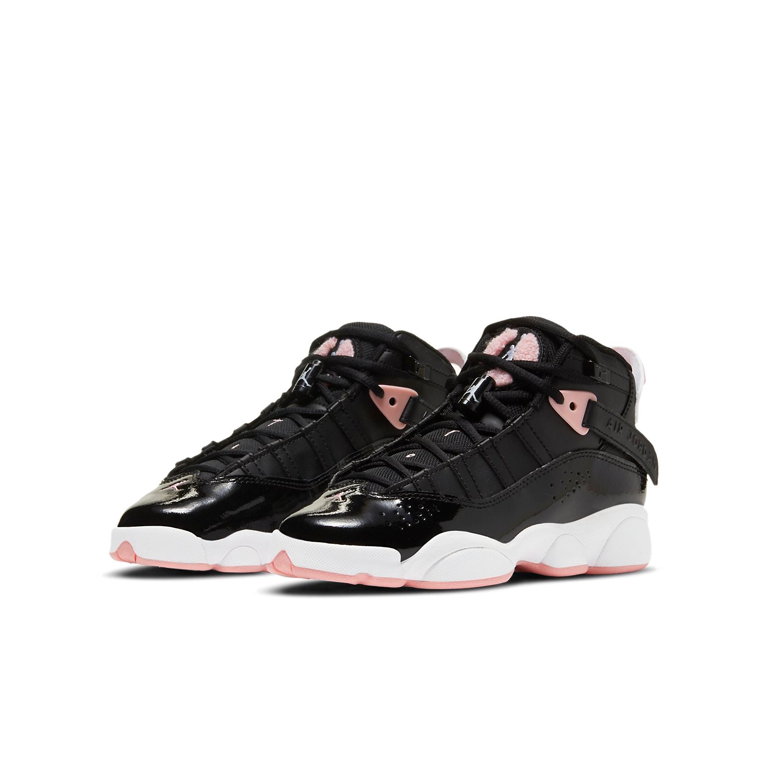 (GS) Air Jordan 6 Rings 'Black Arctic Punch' 323399-002