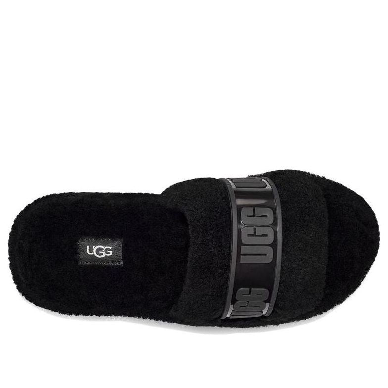 (WMNS) UGG Fluffita Clear 'Black' 1131971-BLK