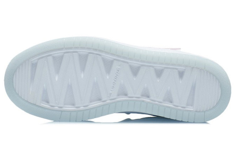 (WMNS) Li-Ning Classic Skateboarding 'White Blue' AGCR304-1