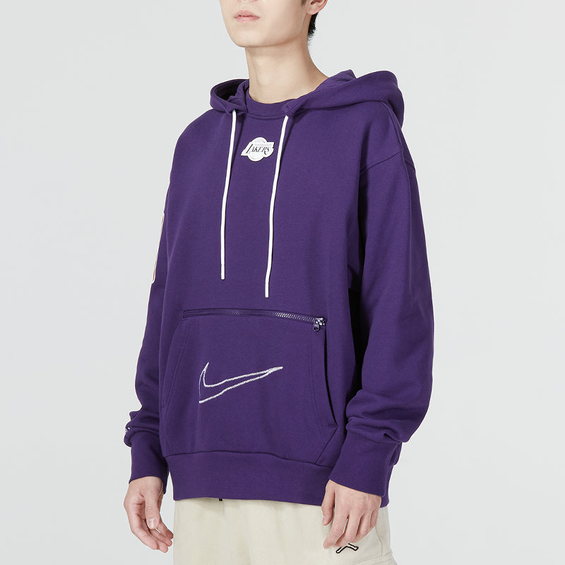 Nike Athletic Hooded Long Sleeves Hoodie Men's Purple DR2420-535