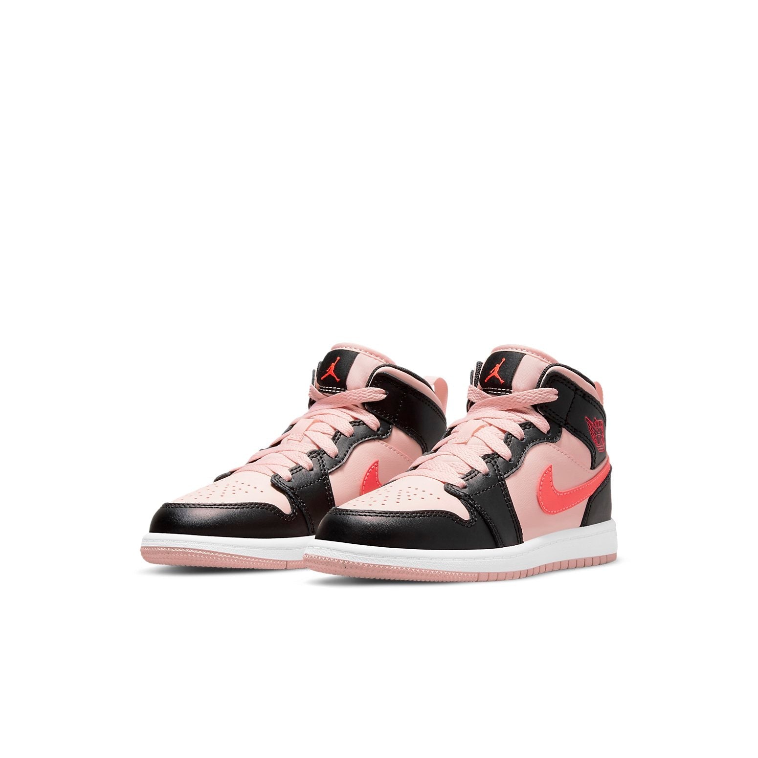 (PS) Air Jordan 1 Mid 'Black Pink Crimson' 640734-604