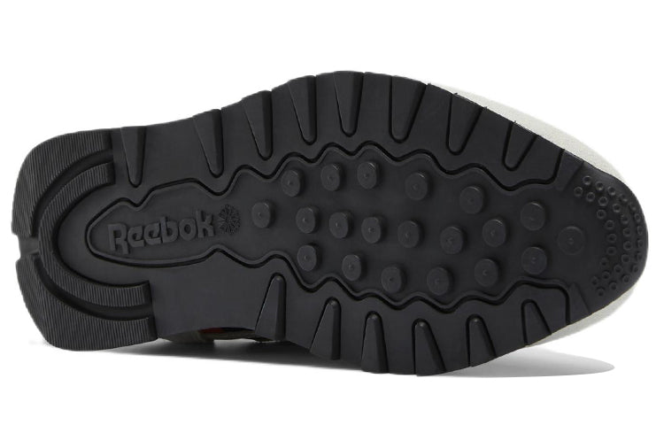 Reebok Classic Leather Retro Wear-resistant Gray Yellow GX2847
