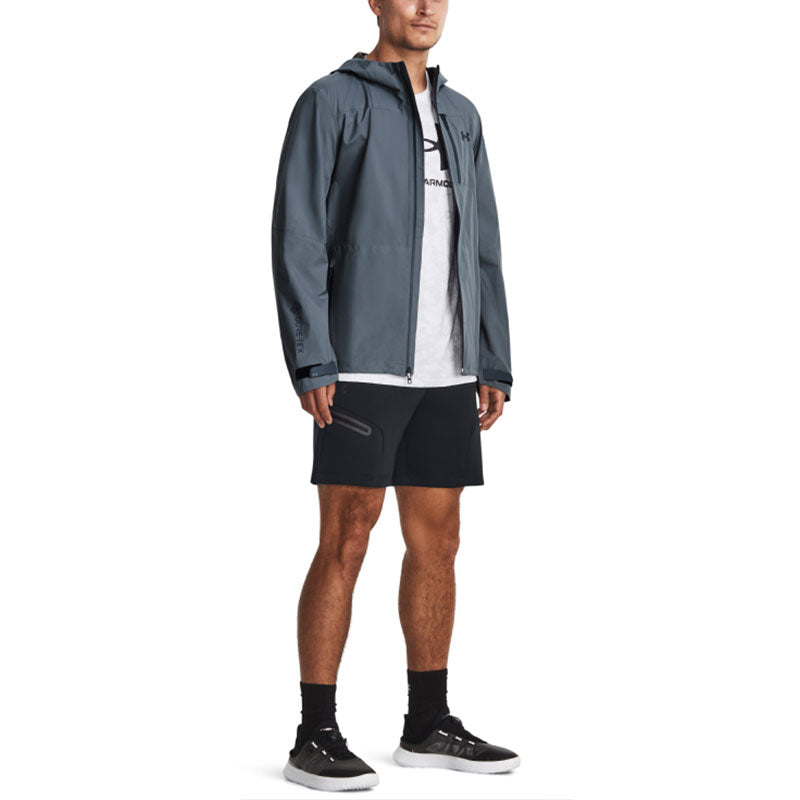 Under Armour Stretch Woven Windbreaker Jacket 'Grey Blue' 1369994-002