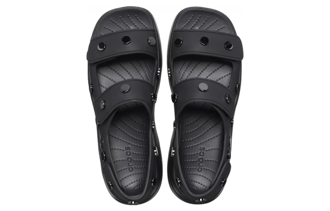 (WMNS) Crocs Skyline Studded Sandals 'Black' 209025-001