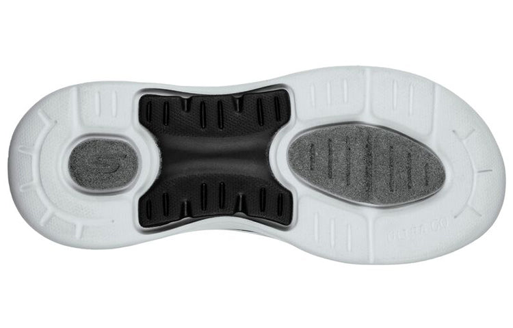 (WMNS) Skechers Go Walk Arch Fit Sandal 'Black White' 140221-BKW