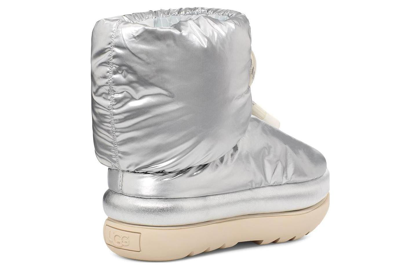 (WMNS) UGG Classic Maxi Short Boot 'Metallic Silver' 1135153-MSLV
