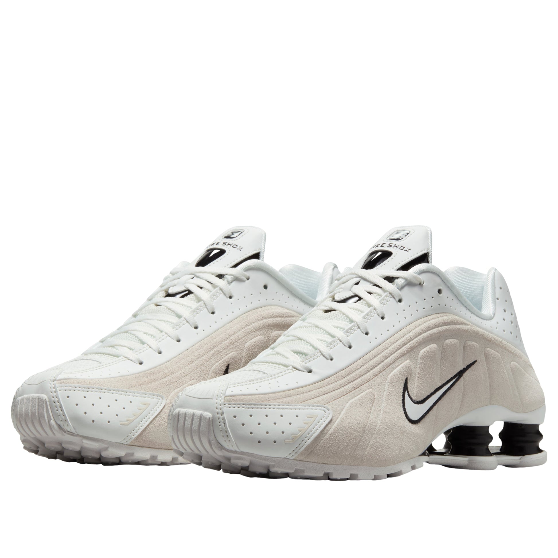 (WMNS) Nike Shox R4 'Summit White Light Orewood Brown' HQ7739-100
