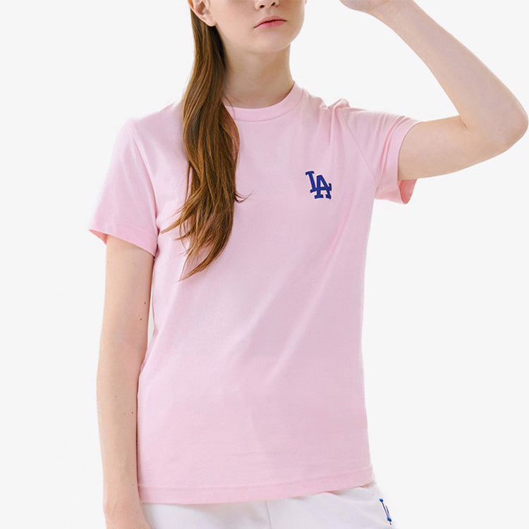 MLB x Disney Crossover LA Dodgers Los Angeles Dodgers Basic Short Sleeve Unisex Pink Red 31TSK1031-07P