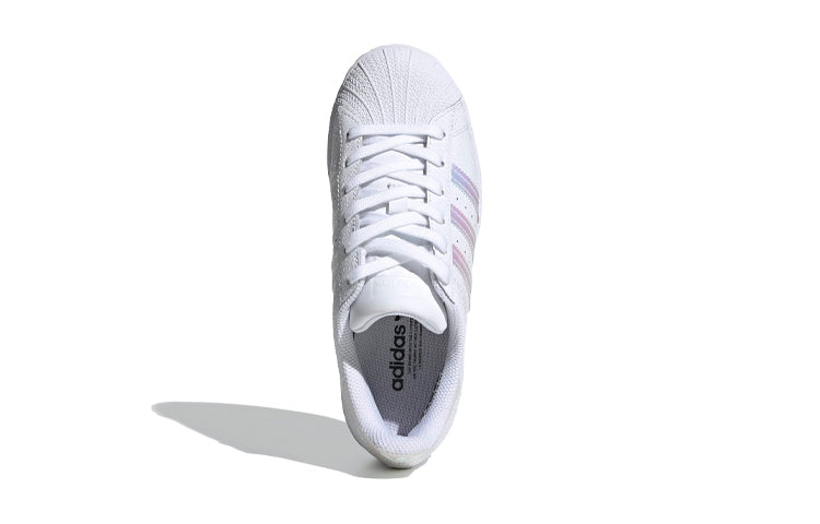 (GS) adidas Originals Superstar Shoes 'White Metallic Silver' FW0813