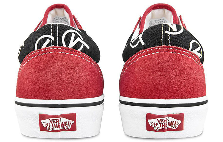 Vans Old Skool Vlogo 'Black Red' VN0A4U3B17B