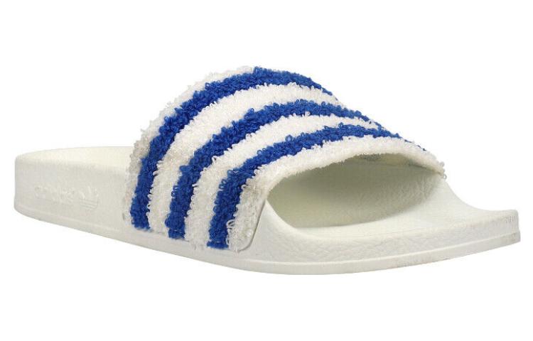 adidas adilette Slides 'White Blue' BB9279