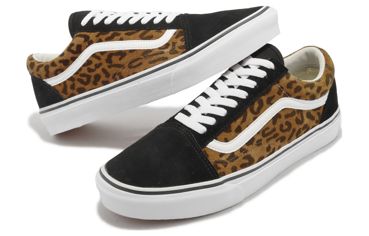 Vans Old Skool Leopard Skate 'Brown Black' 6301370001