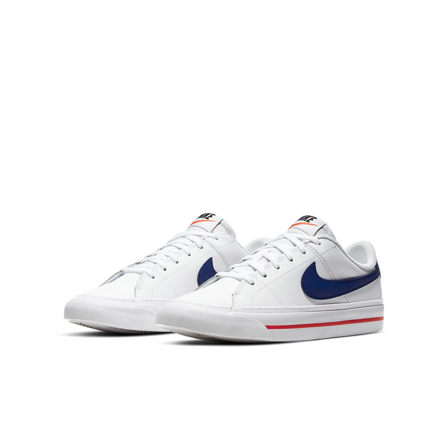 (GS) Nike Court Legacy 'White Deep Royal Blue Red' DA5380-107
