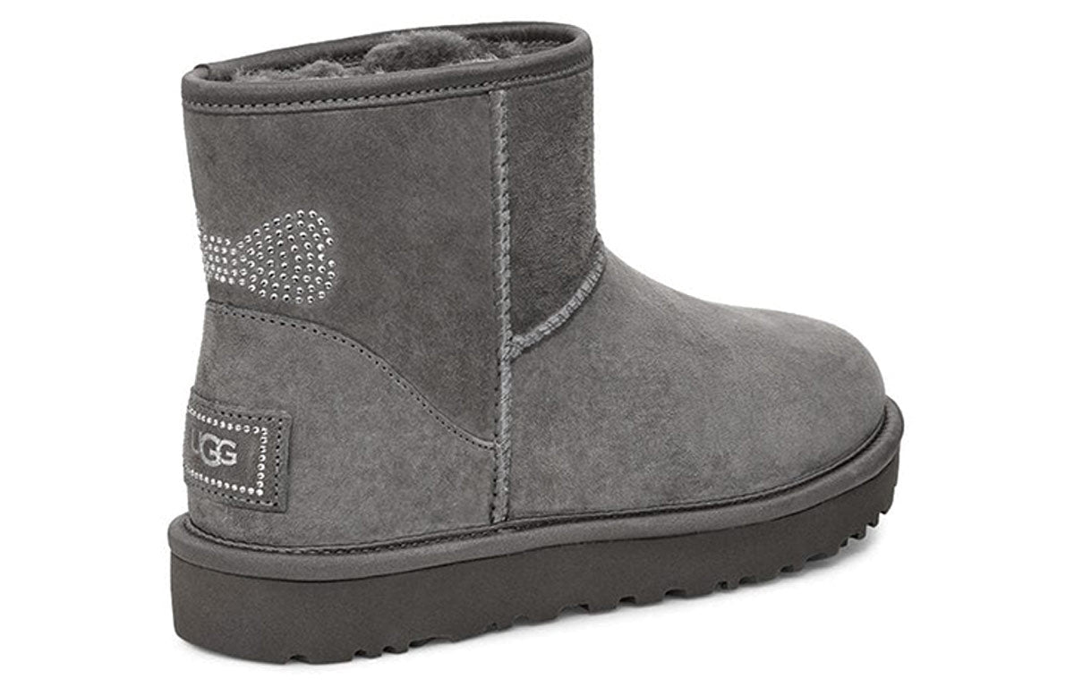 (WMNS) UGG Classic Mini Crystal 'Grey' 1111790-CHRC